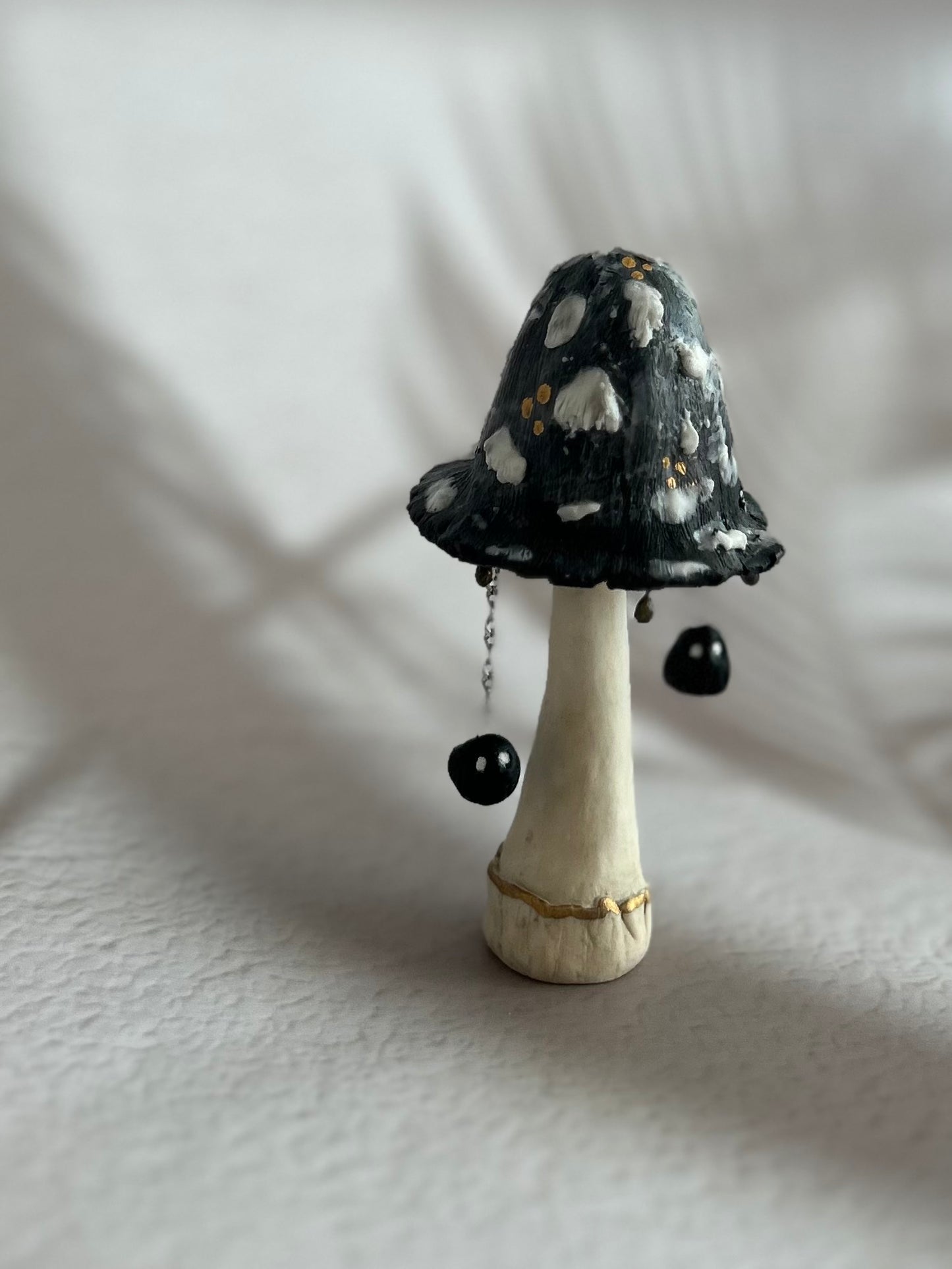 Inkcap Mushroom Haunted by Ink Smeared Ghosts