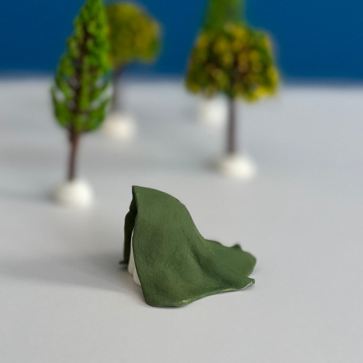 Cloaked Forest Spirit with Gold Tear