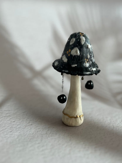 Inkcap Mushroom Haunted by Ink Smeared Ghosts