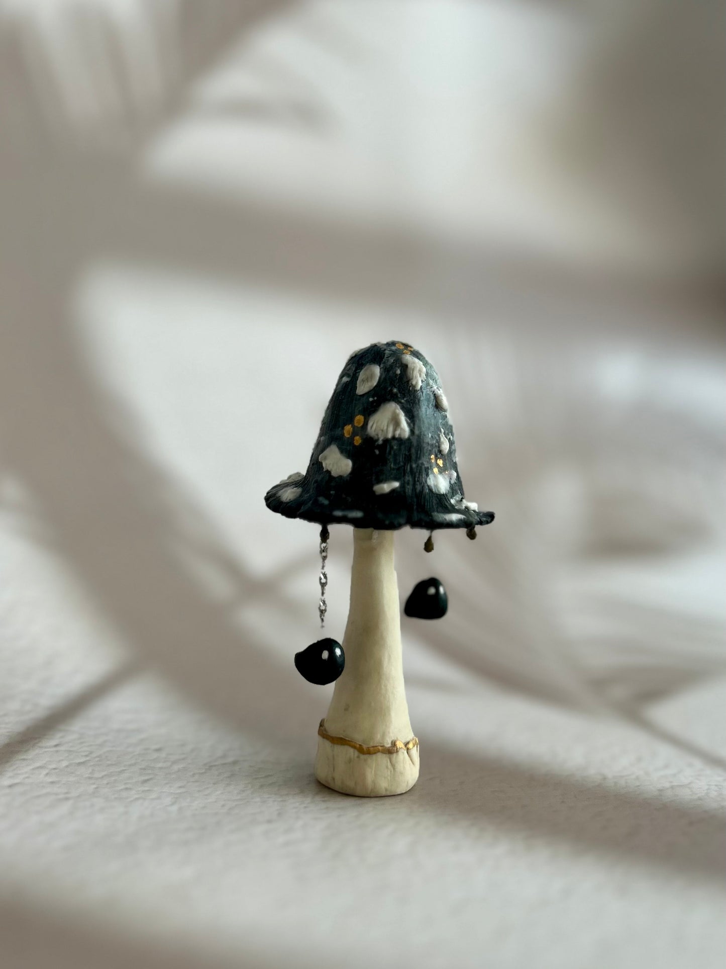 Inkcap Mushroom Haunted by Ink Smeared Ghosts