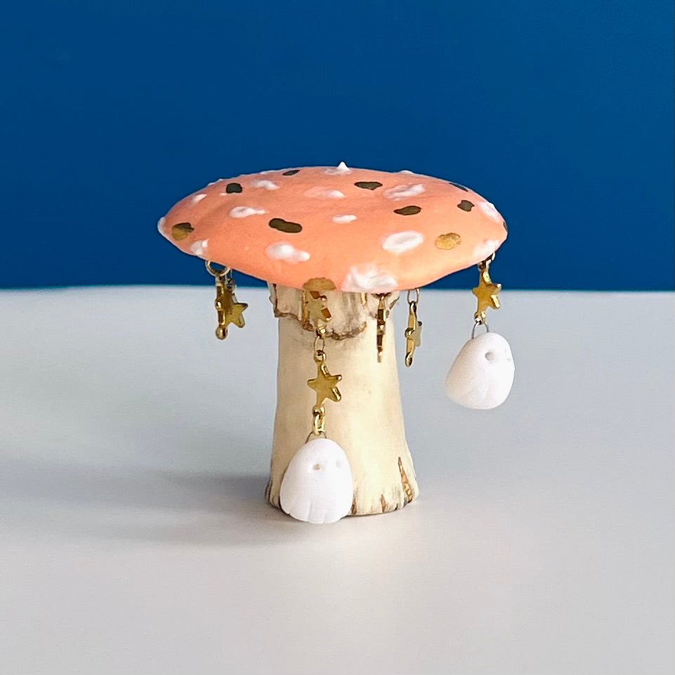 Haunted Amanita Mushroom under the Stars