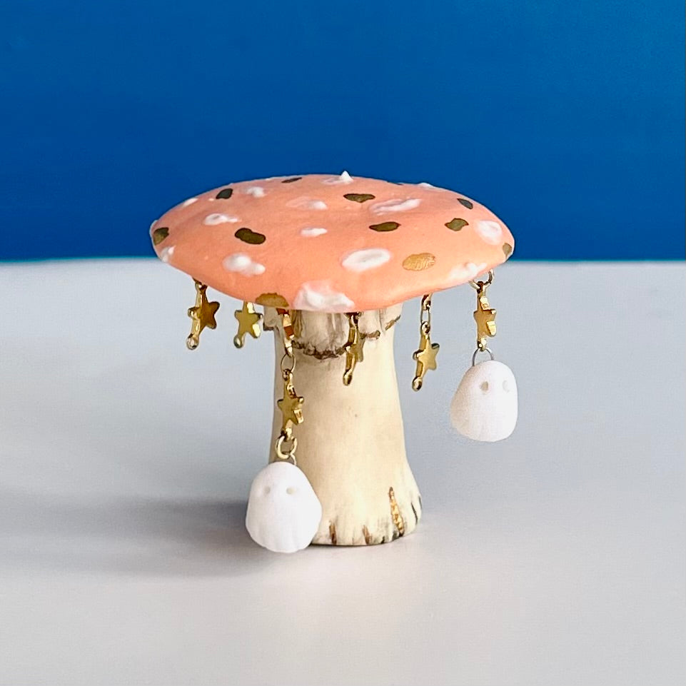 Haunted Amanita Mushroom under the Stars