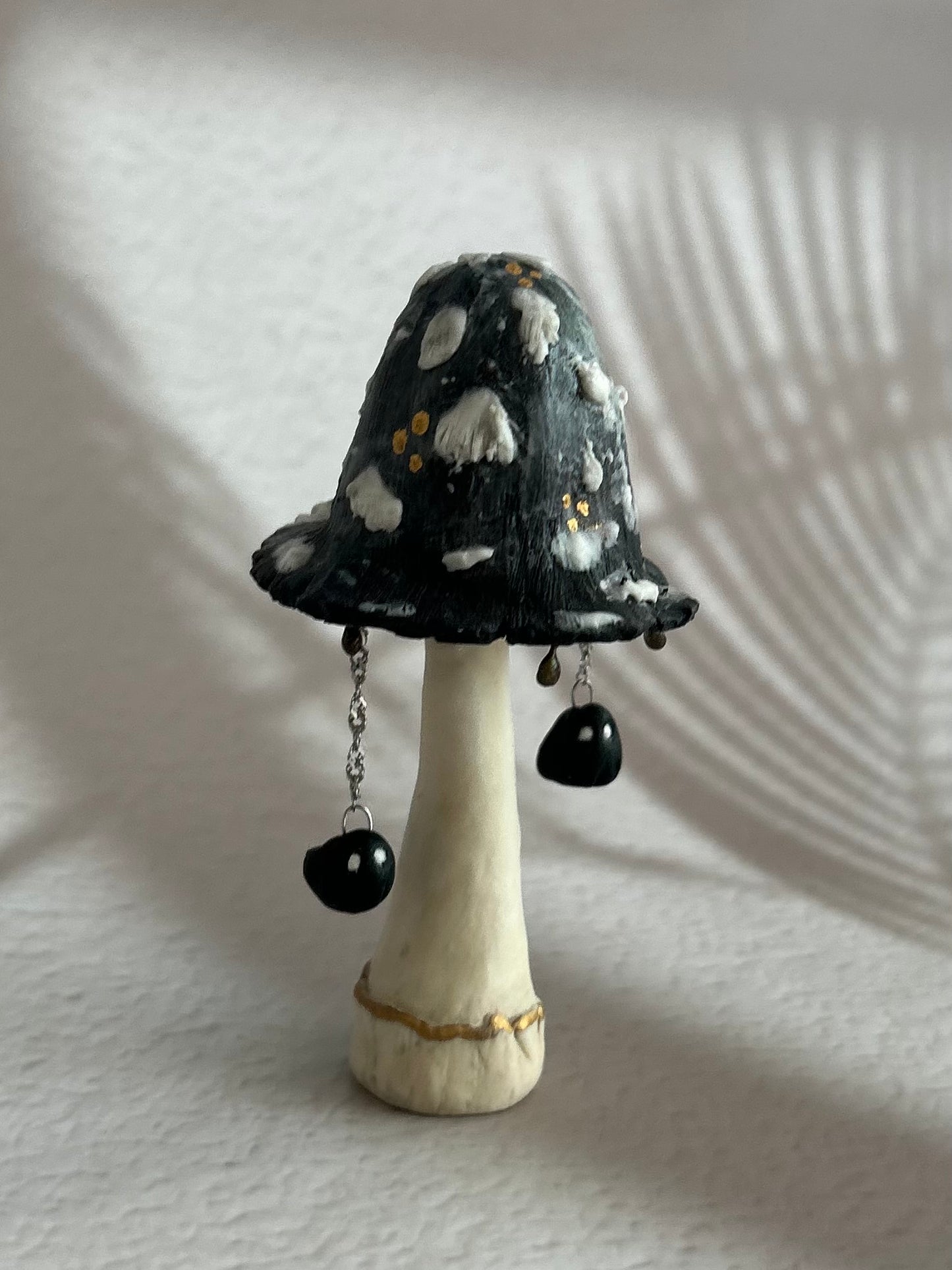 Inkcap Mushroom Haunted by Ink Smeared Ghosts
