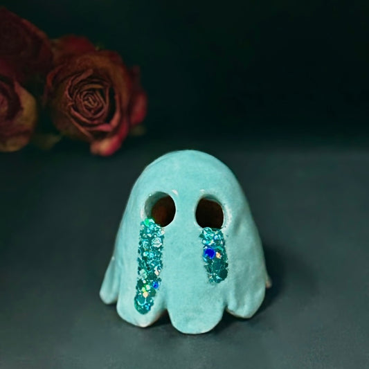 Ceramic Ghost: Oh So Blue, Boo in Blue