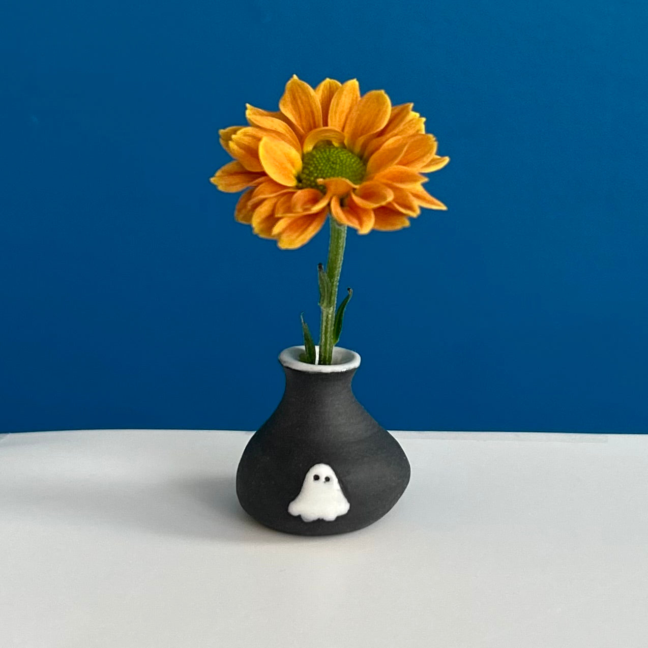 Black Porcelain Ghost Vases (Wheelthrown)