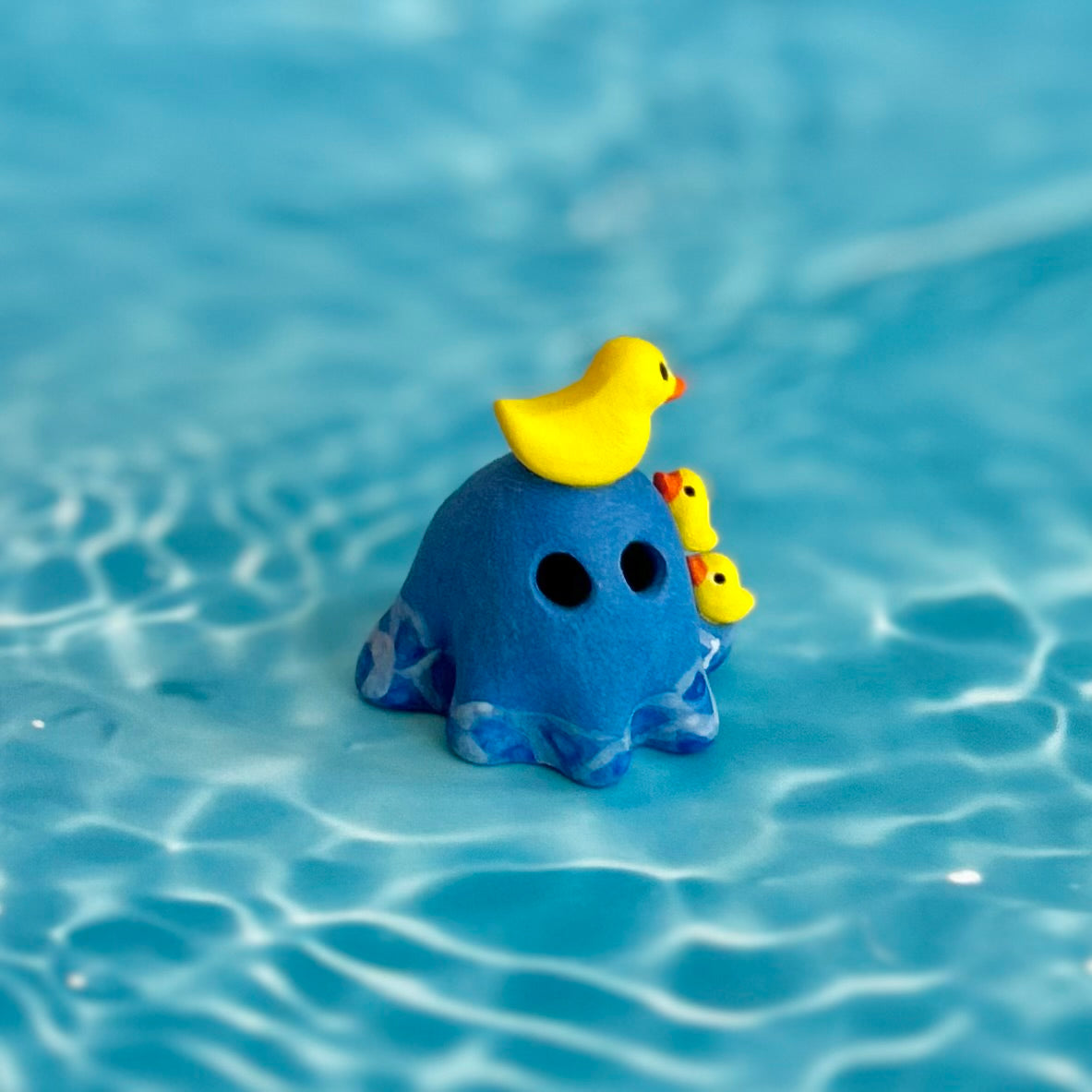 Duck family in Tear Lake (Tears ethically sourced from the Ghost)