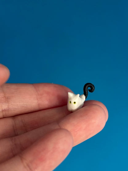 Customizable Porcelain Kitty Ghost