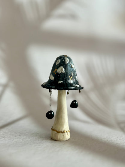 Inkcap Mushroom Haunted by Ink Smeared Ghosts