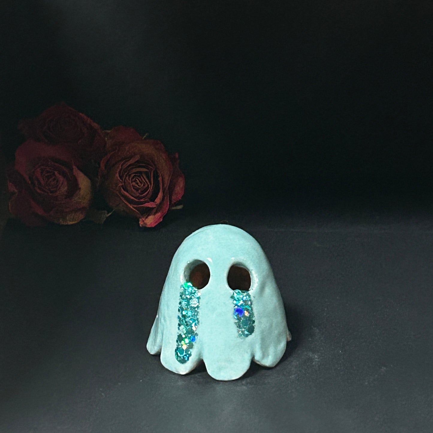 Ceramic Ghost: Oh So Blue, Boo in Blue