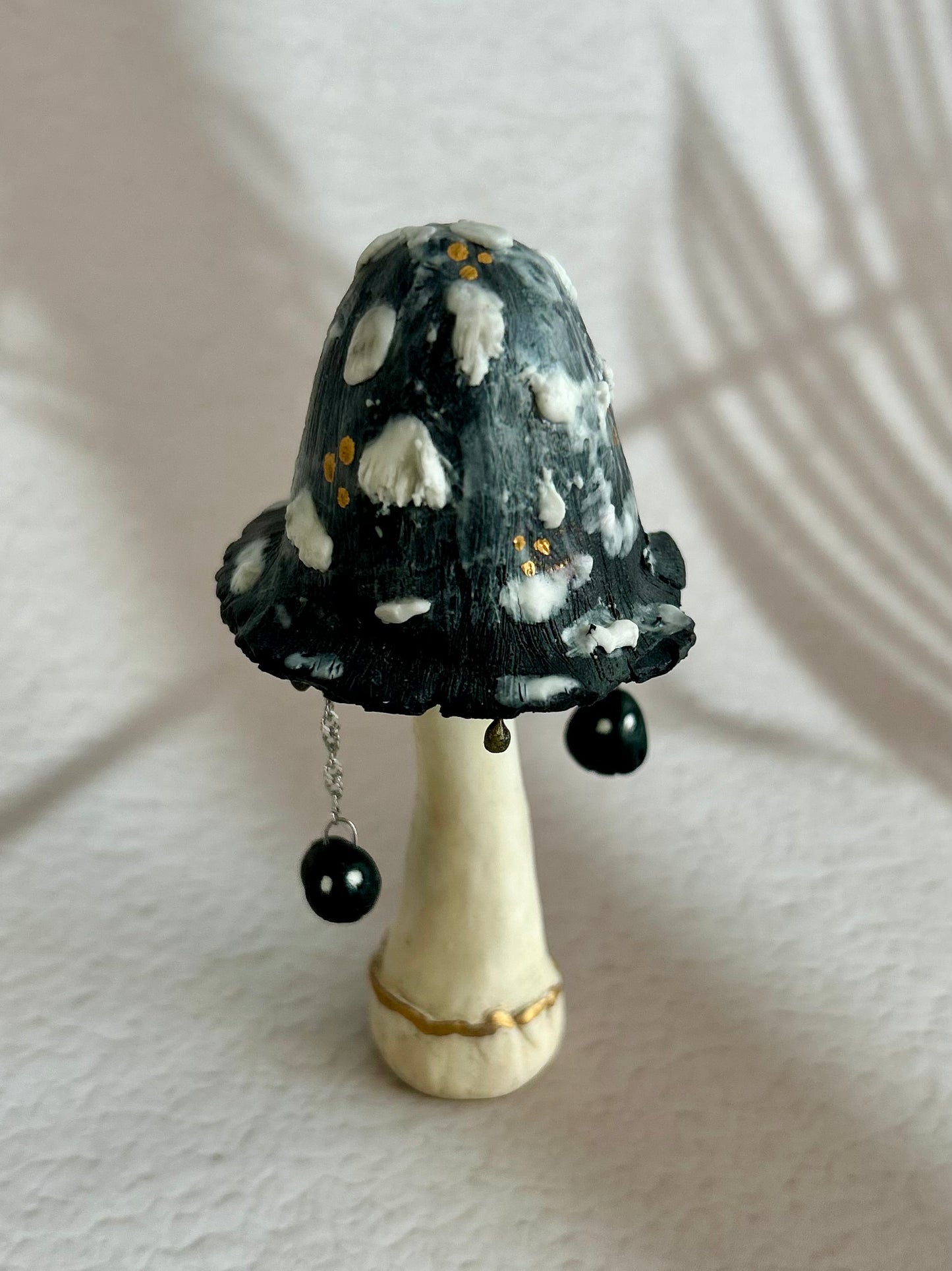 Inkcap Mushroom Haunted by Ink Smeared Ghosts