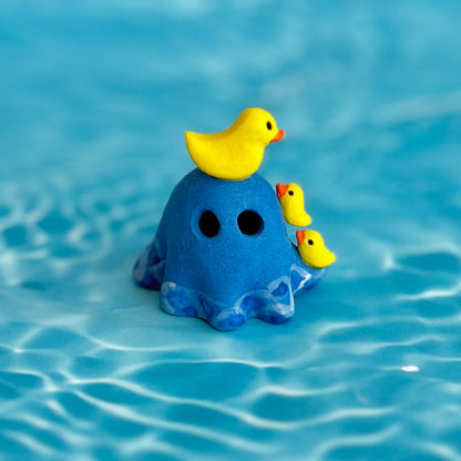 Duck family in Tear Lake (Tears ethically sourced from the Ghost)