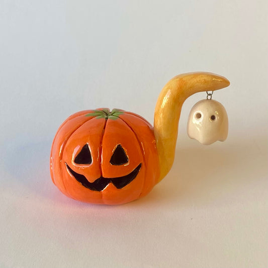 Ghostie Holder Jack-O'-Lantern