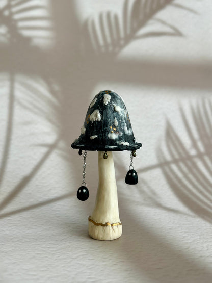 Inkcap Mushroom Haunted by Ink Smeared Ghosts