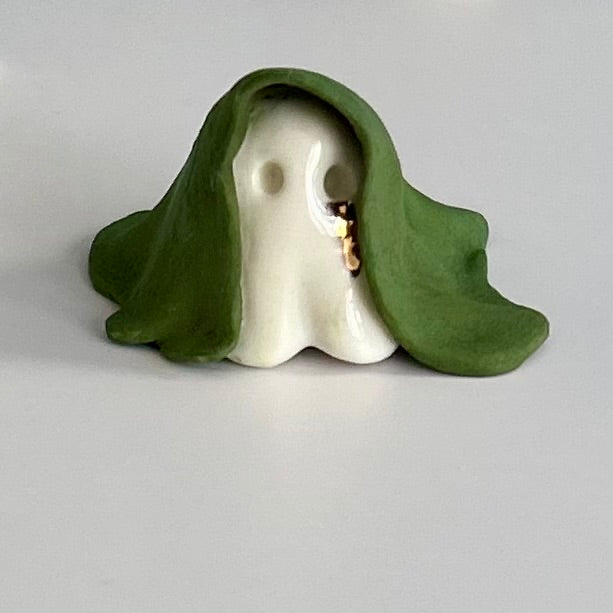 Cloaked Forest Spirit with Gold Tear