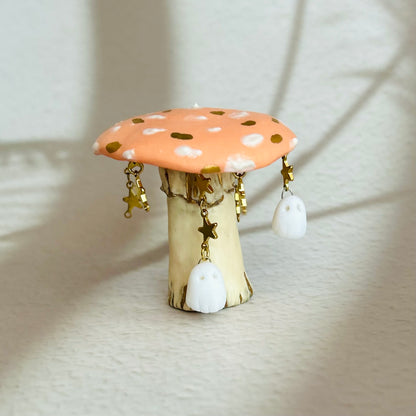 Haunted Amanita Mushroom under the Stars