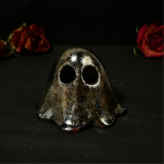 Dark Ghost with Glaze Crystals