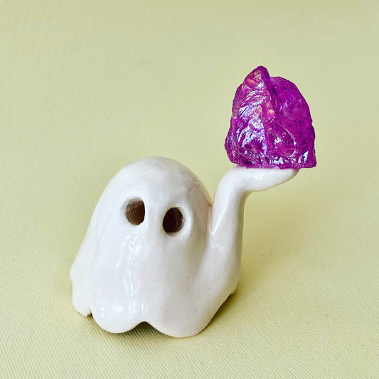 Purple Aura Quartz Ghostie