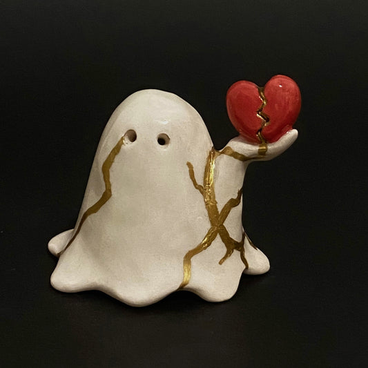 Kintsugi Heart Ghostie